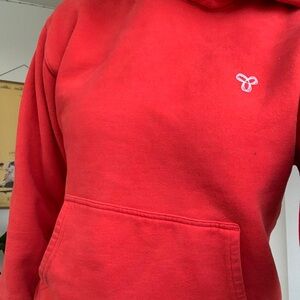 Aritzia TNA red hoodie